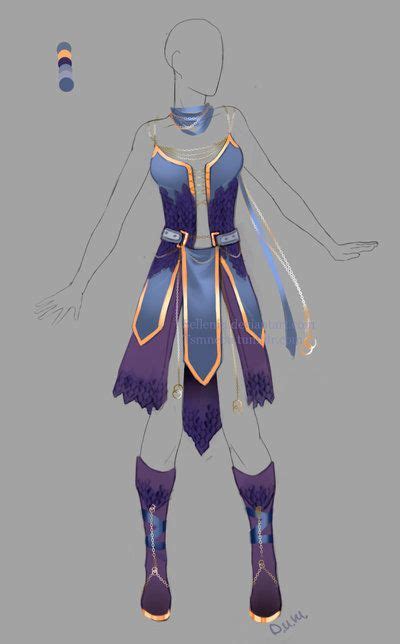Outfit Adopt Dragon Dress Closed By Sellenin On Deviantart Fantasy