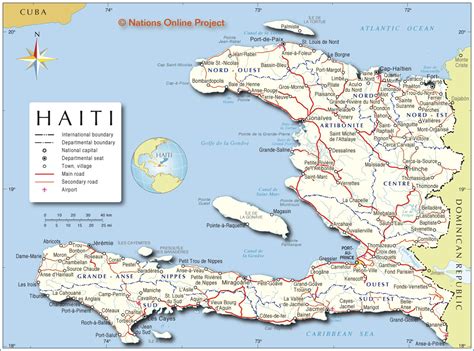 Haiti Mapas Geográficos Do Haiti