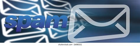 Spam Illustration Envelope Icon White Background 스톡 일러스트 26080252 Shutterstock