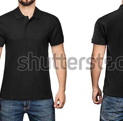 Black Polo Shirt Psd Mockup