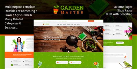 Garden Master Html Templates Wordpress Theme