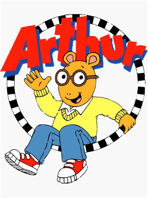 Arthur Logo Sticker For Sale By Jerrydugat Redbubble