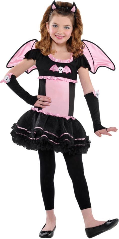 Girls Bat To The Bone Bat Costume Party City Bat Costume Party City Costumes Pink Tutu Dress