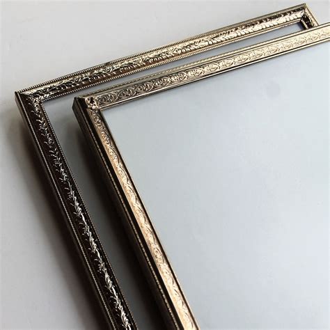 Vintage 8x10 Metal Gold Brass Colored Photo Picture Frame Set Of 2