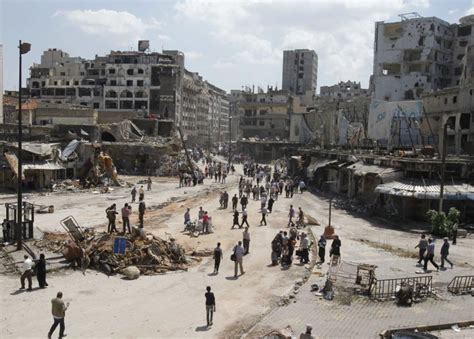 Residents Return To Devastated Syrian City