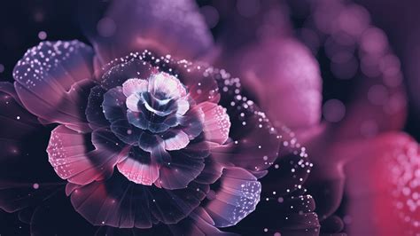 Pink Fractal Flowers 4k Hd Abstract Wallpapers Hd Wallpapers Id 43103