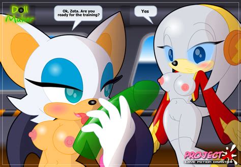 Rule 34 Dollmaker Rouge The Bat Sonic Series Tagme Zeta The Echidna 507877