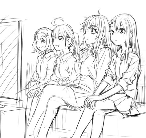 Nagatoro Hayase Gamou Maki Yoshi And Sakura Ijiranaide Nagatoro San Drawn By 774nanashi