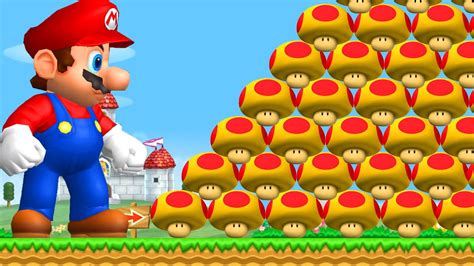 Can Mario Collect 9999x Mega Mushrooms In New Super Mario Bros Wii