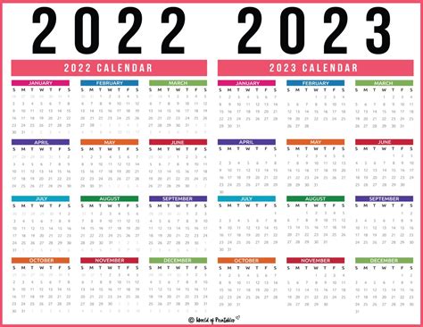 2022 Calendar Pdf Word Excel 2023 Free Printables World Of Vrogue