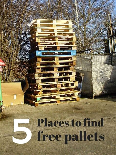 Another spot to hunt down free firewood near you: 5 Places to Find Free Pallets | Free pallets, Diy pallet ...