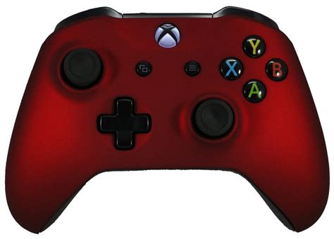 Xbox One Modded Custom Rapid Fire Controller Red Soft Touch With White