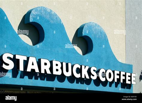 Starbucks Coffee Sign International Drive Orlando Florida Usa Stock