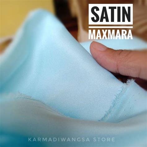 KAIN - BAHAN SATIN MAXMARA VELVET POLOS PER 0.5 METER DAN GROSIR