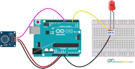 Arduino Touch Sensor Led Arduino Tutorial