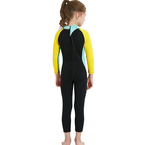 Long Sleeve Anti Uv Slim Fit Children Boy Wetsuit Swimming Suit Tianex