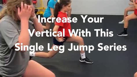 increase your vertical single leg jump series youtube