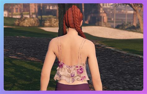 2 Braids Long Hairstyle For Mp Female 10 Gta 5 Mod