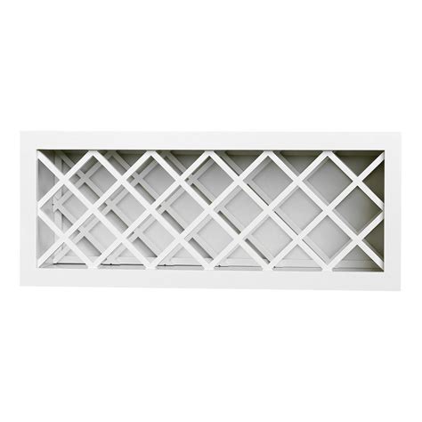 Premium wood cabinet mount wine bottle lattice, 18 bottle capacity, 24 w x 30 h, maple unfinished wood. Plywell Ready to Assemble 36x18x12 in. Shaker Wall Wine Rack in White-SWxWR3618 - The Home Depot
