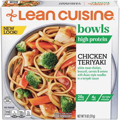Lean Cuisine Bowls High Protein Chicken Teriyaki Frozen Meal Walmart