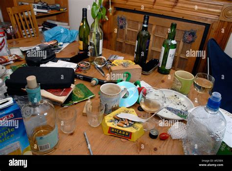 After Party Mess Table