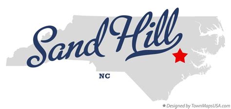 Map Of Sand Hill Nc North Carolina