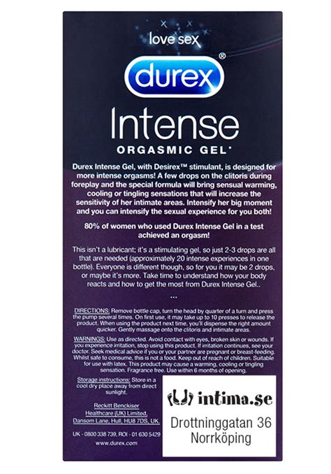Durex Intense Orgasmic Gel Ml Intima Se