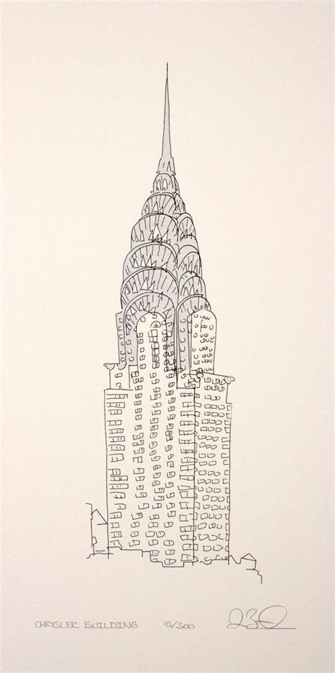 Chrysler Building Sketch At Explore Collection Of