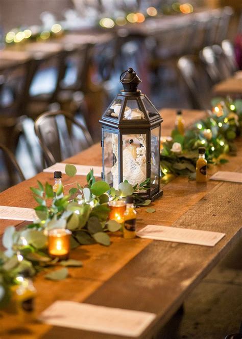 Whether setting your table for a special occasion or an upcoming holiday, try one of our simple cut a strip of scrapbooking paper long enough to wrap around your vase and slightly shorter than the height. Vintage lanterns and green eucalyptus garland on wooden ...