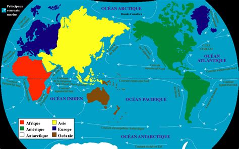 Ou Se Trouve La Mer Du Nord - Océan pacifique carte » Vacances - Guide Voyage