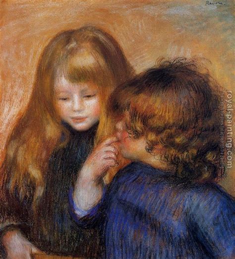 Jean And Coco The Artists Sons By Pierre Auguste Renoir Oil