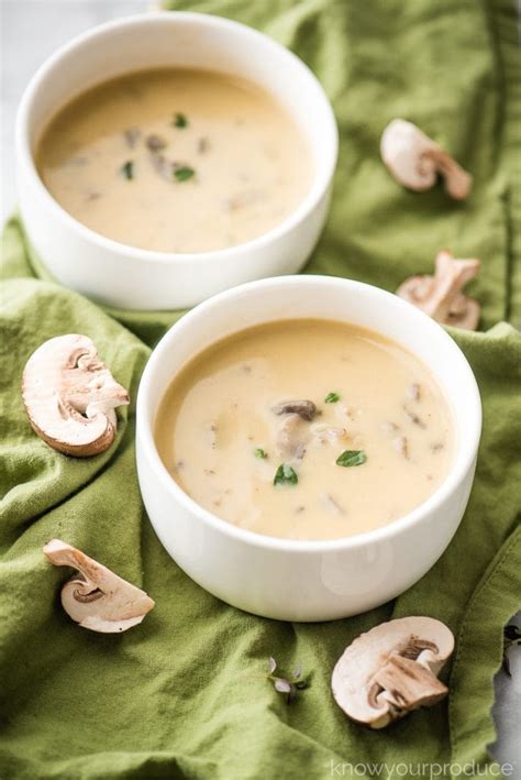 Vegan Cream Of Mushroom Soup Know Your Produce