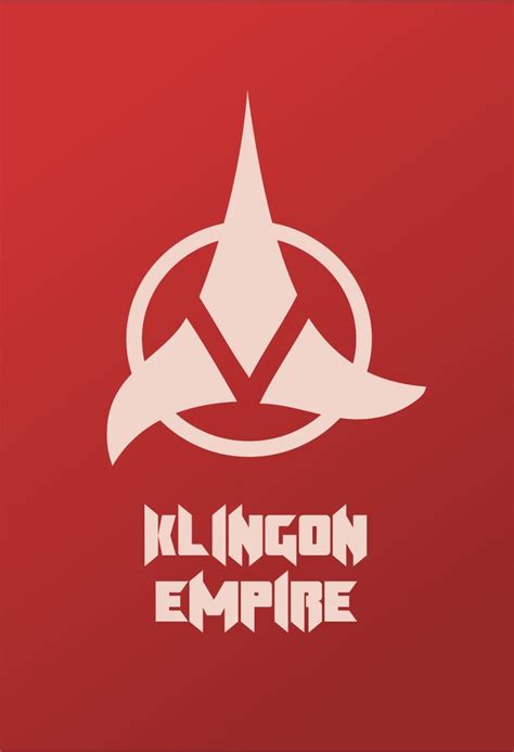 Star Trek Logo Klingon Empire Flat Design Design Empire Flag Flat