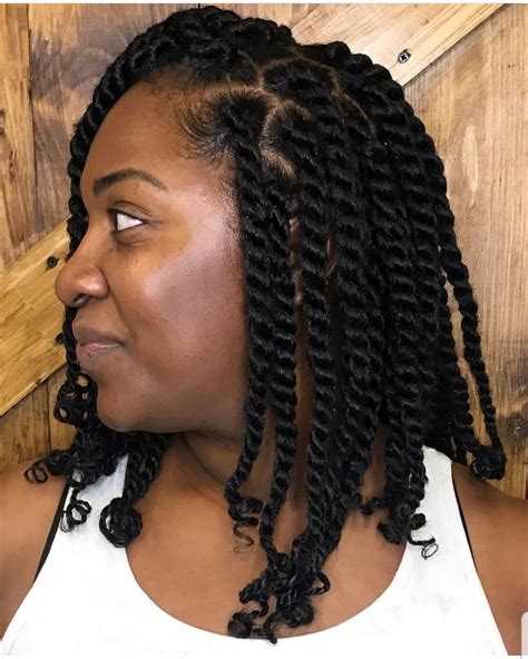 You can use the following steps to twist your hair. New hair | Natural hair twists, African braids hairstyles ...