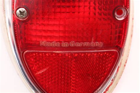 Lh Tail Light Lamp Lens And Housing 62 66 Vw Beetle Bug Aircooled Genuine