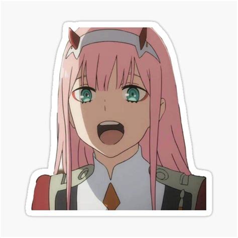 Zero Two Sticker By Animae Anime Printables Cute Stickers Kawaii