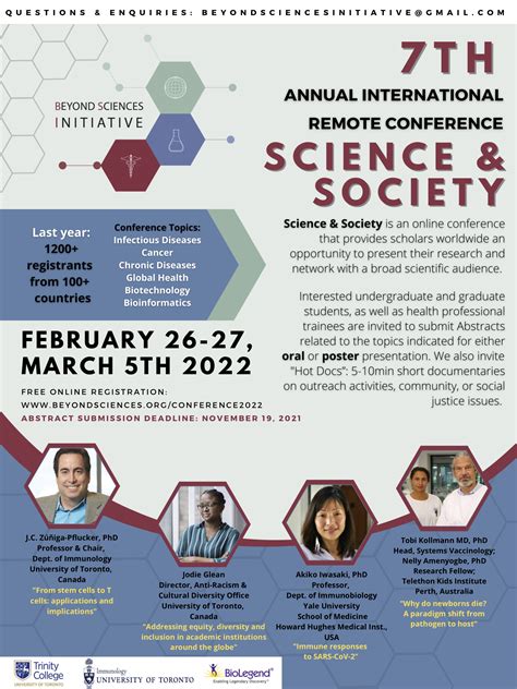 7th Annual Bsi Conference Science And Society Iuis