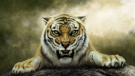 Bengal Tiger 3d Wallpaper Hd Wallpaper Wallpaper Flare