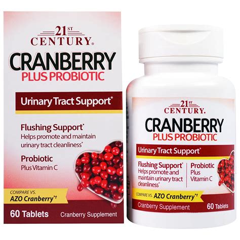 21st Century Cranberry Plus Probiotic 60 Tablets