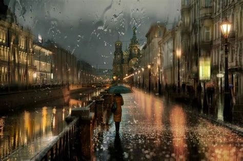 Eduard Gordeev Walking In The Rain I Love Rain Photo