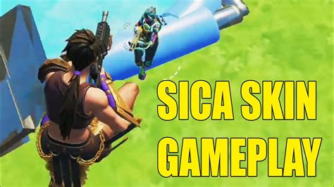 Sica Skin Gameplay In Fortnite Zone Wars Youtube