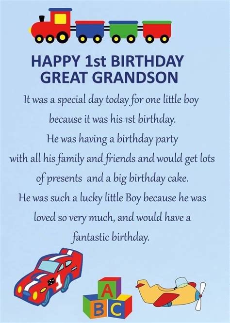 The cute quotes on a one year old's greeting card are more about pleasing the parents and family than anything else. Image result for happy birthday 1st grandson | Son ...