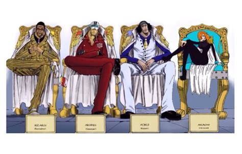 ⚜️the Four Admirals ⚜️ One Piece Anime One Peace