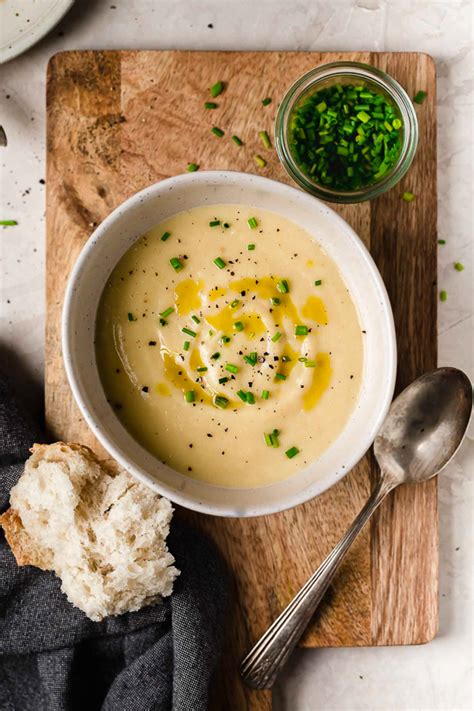 Alton brown's leek potato soup, or vichyssoise, is equally delicious hot or cold, from good eats on food network. Cozy Potato Leek Soup Recipe - Furilia | Your daily fix in cuisine, beauty, health and more