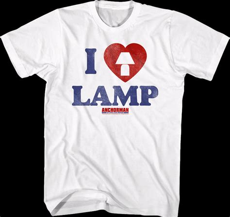 i love lamp anchorman t shirt