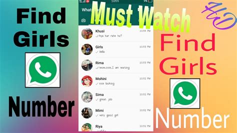 find girls whatsapp number easy to find dont miss cb technic world youtube