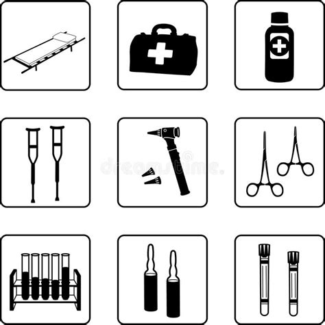 Medical Equipment Stock Vector Illustration Of Examination 5807629