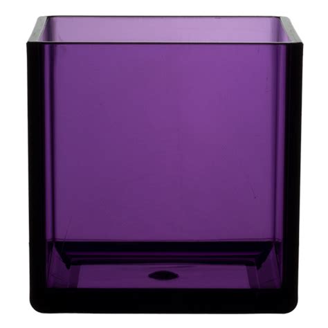 Plastic Cube 5x 5x 5 Colors 4 Per Case All Floral Supplies