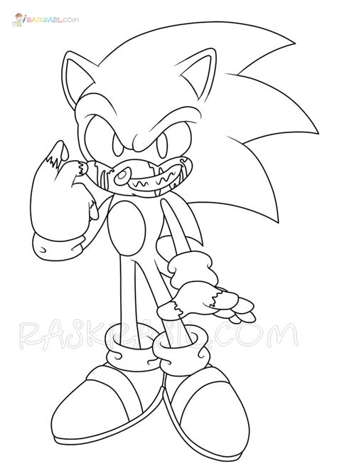 Darkspine Sonic Coloring Pages