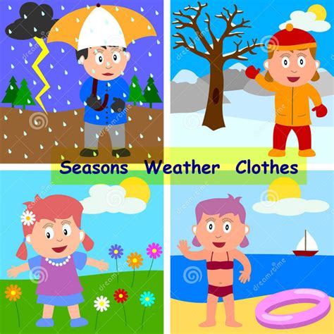 Seasons Weather Clothes Ourboox